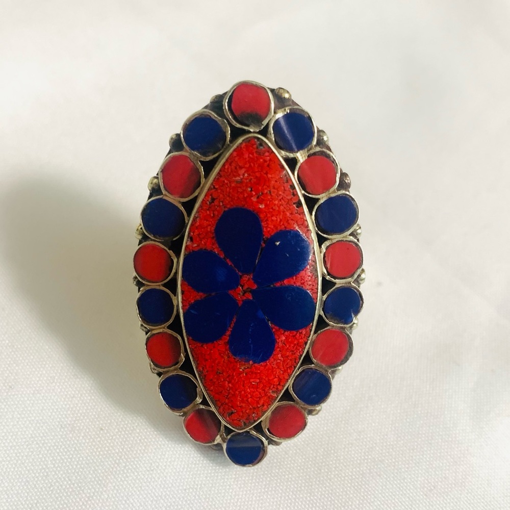 Unique multi color ring - Picture 4 of 5